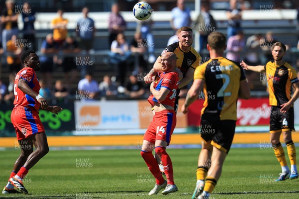 250426 - Newport County v Oldham Athletic - Sky Bet League 2 - Lee Jenkins of Newport County