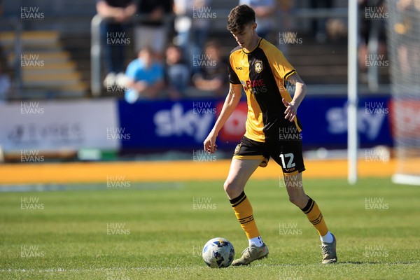 250426 - Newport County v Oldham Athletic - Sky Bet League 2 - Joe Thomas of Newport County