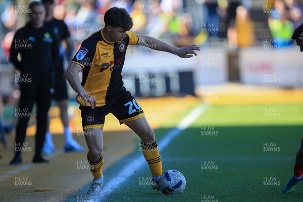 250426 - Newport County v Oldham Athletic - Sky Bet League 2 - Ben Lloyd of Newport County