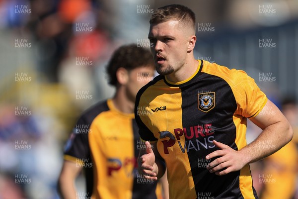 250426 - Newport County v Oldham Athletic - Sky Bet League 2 - Cole Jarvis of Newport County