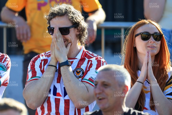 250426 - Newport County v Oldham Athletic - Sky Bet League 2 - Newport County fans