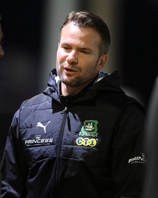 061026 - Newport County v Plymouth Argyle - EFL Trophy - Tom Cleverley, Plymouth Manager