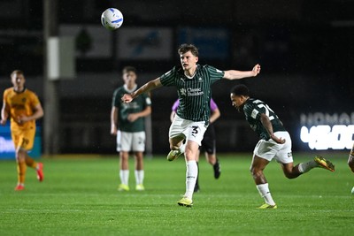 061026 - Newport County v Plymouth Argyle - EFL Trophy - Julio Pleguezuelo of Plymouth