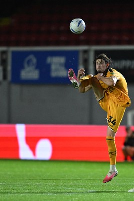 061026 - Newport County v Plymouth Argyle - EFL Trophy - Daniel Sassi of Newport County