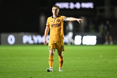 061026 - Newport County v Plymouth Argyle - EFL Trophy - Matt Smith of Newport County