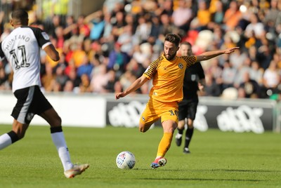 070919 - Newport County v Port Vale, SkyBet League 2 - Josh Sheehan of Newport County fires a shot towards goal