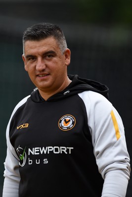 070924 - Newport County v Port Vale - Sky Bet League 2 - Newport Head Coach, Nelson Jardim