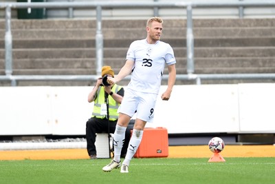 070924 - Newport County v Port Vale - Sky Bet League 2 - Jayden Stockley of Port Vale celebrates with team mates after he scores the first goal of the game