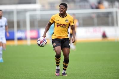 070924 - Newport County v Port Vale - Sky Bet League 2 - Bobby Kamwa of Newport County