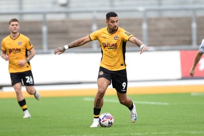 070924 - Newport County v Port Vale - Sky Bet League 2 - Courtney Baker-Richardson of Newport County