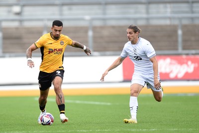 070924 - Newport County v Port Vale - Sky Bet League 2 - Courtney Baker-Richardson of Newport County