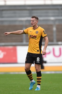 070924 - Newport County v Port Vale - Sky Bet League 2 - Bryn Morris of Newport County