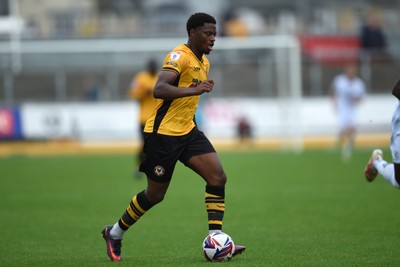 070924 - Newport County v Port Vale - Sky Bet League 2 - Bobby Kamwa of Newport County 