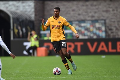 070924 - Newport County v Port Vale - Sky Bet League 2 - Kyle Jameson of Newport County