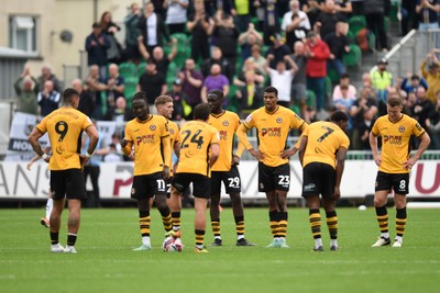 070924 - Newport County v Port Vale - Sky Bet League 2 - Newport County regroup after conceding