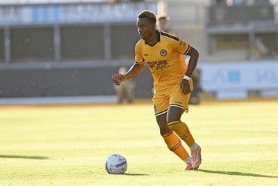 280726 - Newport County v Reading - Preseason Friendly - Shaquille Gwengwe of Newport County