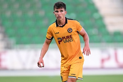 280726 - Newport County v Reading - Preseason Friendly - Harrison Pugh of Newport County