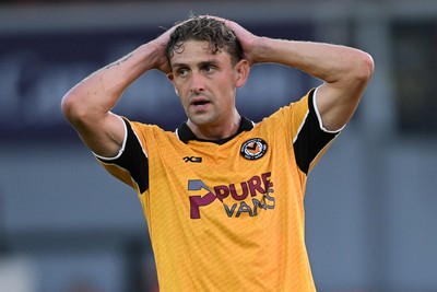 280726 - Newport County v Reading - Preseason Friendly - Harrison Biggins of Newport County