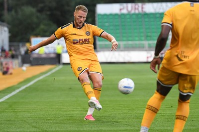 280726 - Newport County v Reading - Preseason Friendly - Cameron Norman of Newport County