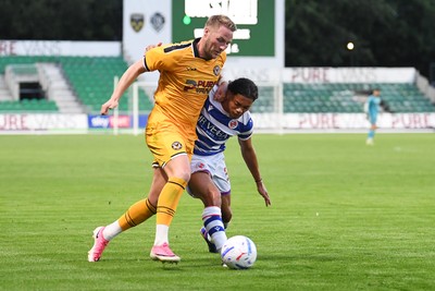280726 - Newport County v Reading - Preseason Friendly - Cameron Norman of Newport County