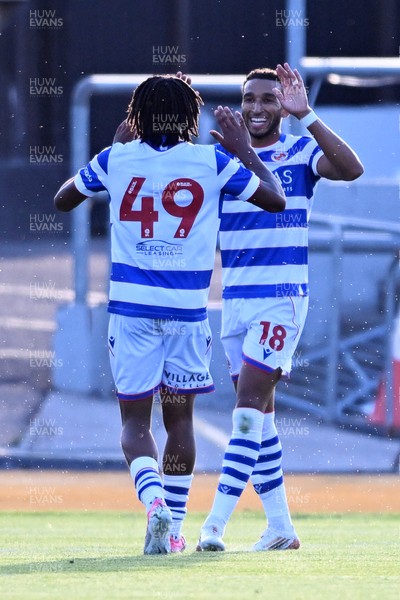 280726 - Newport County v Reading - Preseason Friendly - Jacob Brown of Reading scores the first goal of the game