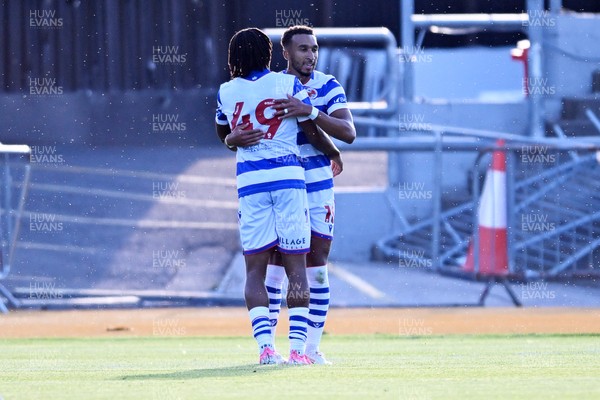 280726 - Newport County v Reading - Preseason Friendly - Jacob Brown of Reading scores the first goal of the game