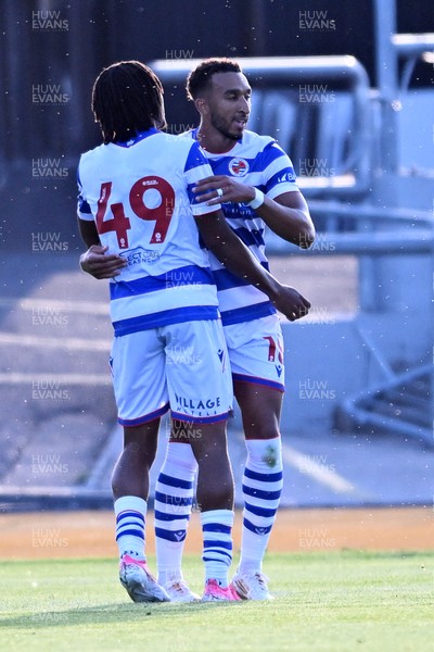 280726 - Newport County v Reading - Preseason Friendly - Jacob Brown of Reading scores the first goal of the game