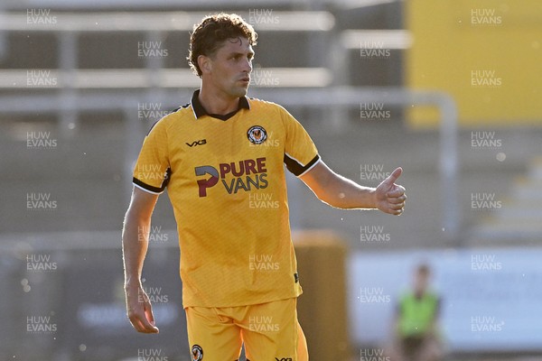280726 - Newport County v Reading - Preseason Friendly - Harrison Biggins of Newport County