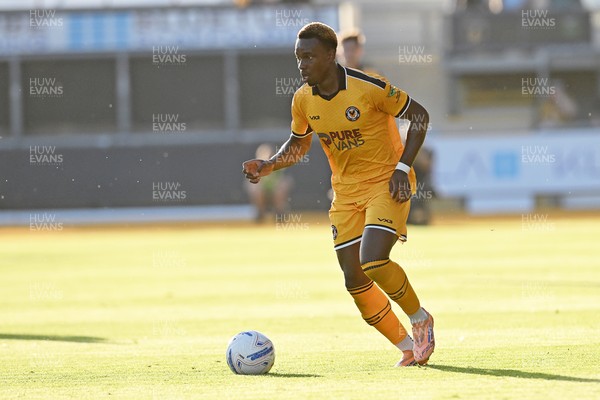 280726 - Newport County v Reading - Preseason Friendly - Shaquille Gwengwe of Newport County