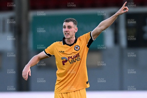 280726 - Newport County v Reading - Preseason Friendly - Ciaran Brennan of Newport County