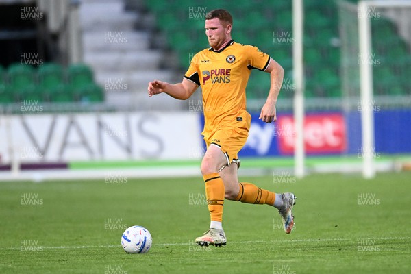 280726 - Newport County v Reading - Preseason Friendly - Lee Jenkins of Newport County