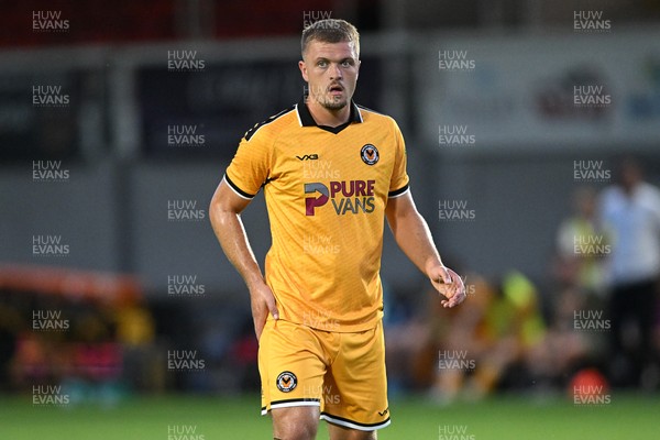 280726 - Newport County v Reading - Preseason Friendly - Cole Jarvis of Newport County