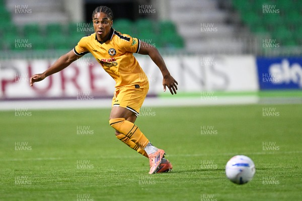 280726 - Newport County v Reading - Preseason Friendly - Moses Alexander-Walker of Newport County