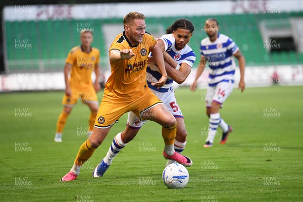 280726 - Newport County v Reading - Preseason Friendly - Cameron Norman of Newport County