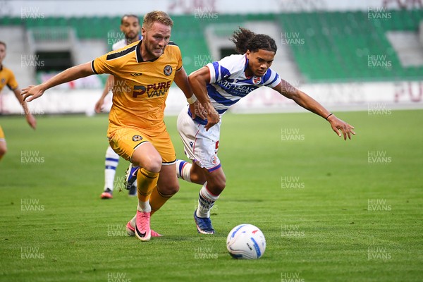 280726 - Newport County v Reading - Preseason Friendly - Cameron Norman of Newport County