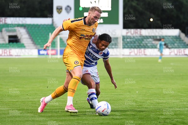 280726 - Newport County v Reading - Preseason Friendly - Cameron Norman of Newport County