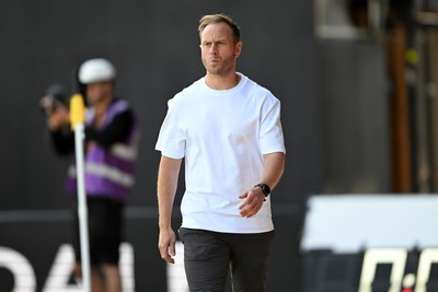 150826 - Newport County v Rochdale - Sky Bet League 2 - Ian Watson, Rochdale Manager