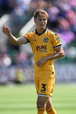 150826 - Newport County v Rochdale - Sky Bet League 2 - Tom Davies of Newport County