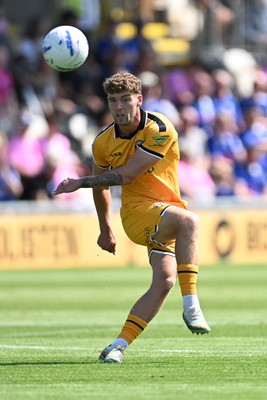 150826 - Newport County v Rochdale - Sky Bet League 2 - Cameron Evans of Newport County