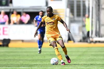 150826 - Newport County v Rochdale - Sky Bet League 2 - Yahya Bamba of Newport County