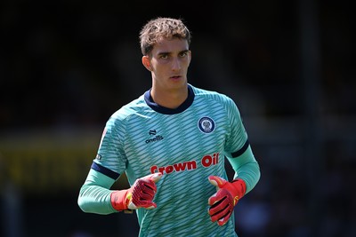 150826 - Newport County v Rochdale - Sky Bet League 2 - Nils Ramming of Rochdale
