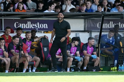150826 - Newport County v Rochdale - Sky Bet League 2 - Newport County Head Coach, Hayden Mullins