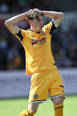 150826 - Newport County v Rochdale - Sky Bet League 2 - Alfie Merritt of Newport County
