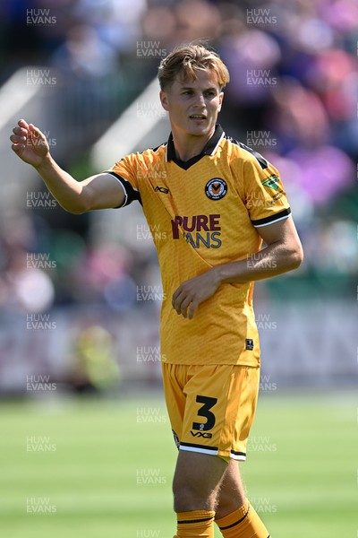 150826 - Newport County v Rochdale - Sky Bet League 2 - Tom Davies of Newport County