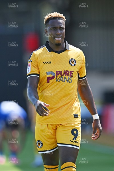 150826 - Newport County v Rochdale - Sky Bet League 2 - Shaquille Gwengwe of Newport County