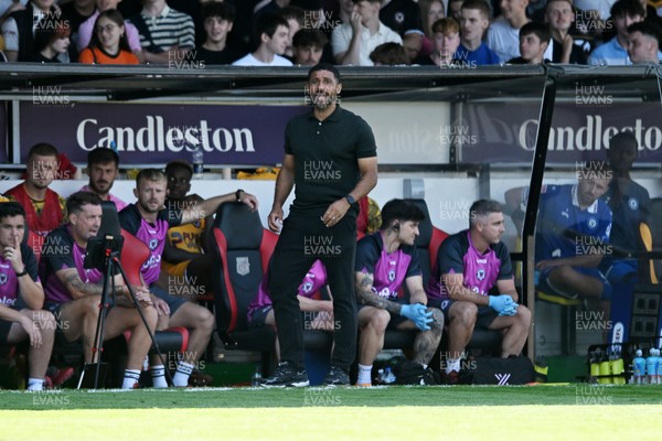 150826 - Newport County v Rochdale - Sky Bet League 2 - Newport County Head Coach, Hayden Mullins