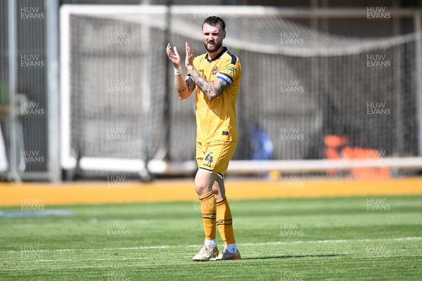150826 - Newport County v Rochdale - Sky Bet League 2 - Kyle Cameron of Newport County at full time