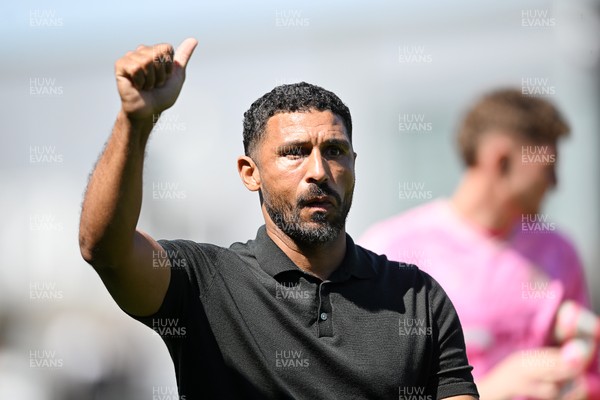 150826 - Newport County v Rochdale - Sky Bet League 2 - Newport County Head Coach, Hayden Mullins at full time