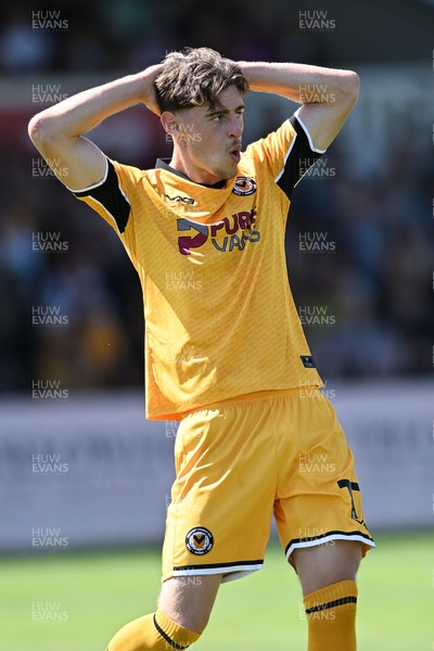 150826 - Newport County v Rochdale - Sky Bet League 2 - Alfie Merritt of Newport County
