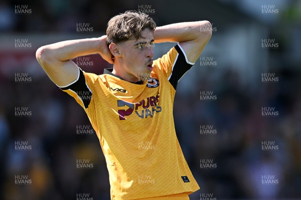 150826 - Newport County v Rochdale - Sky Bet League 2 - Alfie Merritt of Newport County